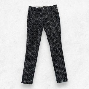 Anthropologie Pilcro and the Letterpress Pants 27 Fit/Serif Black Velvet Texture